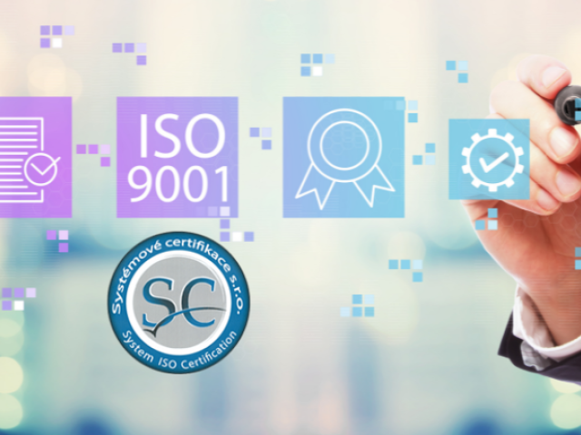 Získali sme certifikát ISO 9001 - Systém manažérstva kvality